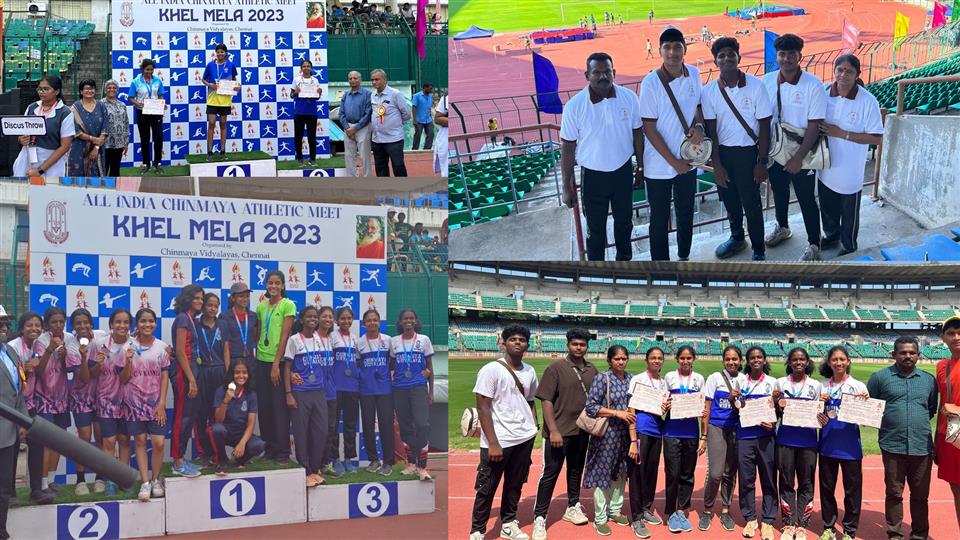 "Triumphant Triumphs at All-India Chinmaya Vidyalaya Athletics Meet"